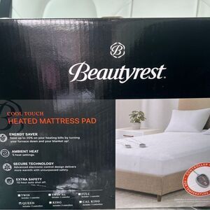 New Beautyrest
Cool Touch White Queen Heated Mattress Pad